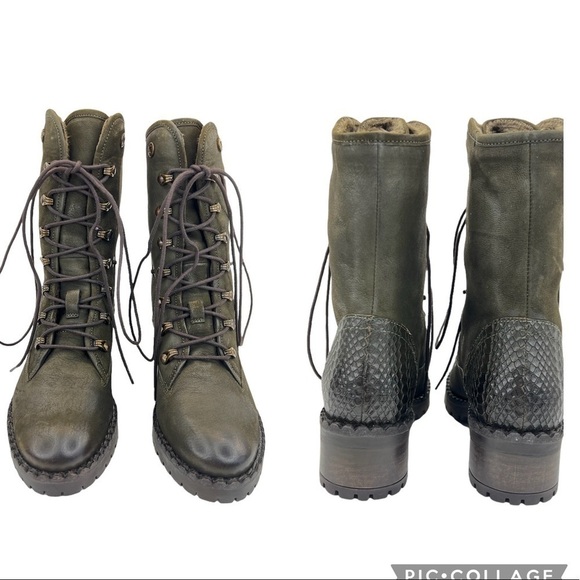 Vintage Foundry Company Women’s Milan Combat Biker Boots - Picture 6 of 16